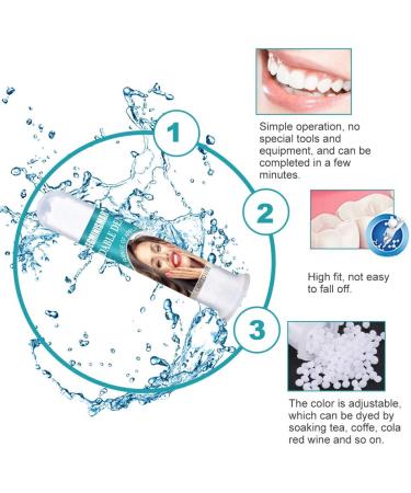 Provisional Dentures & Temporary Dental Repair Kit - Perfect for Halloween & Cosplay | Shop Now! - Buy Online on GoSupps.com