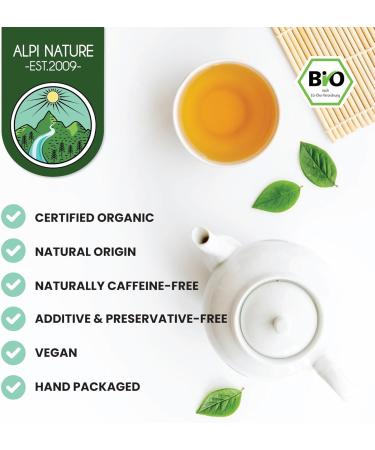 Alpi Investment OOD Walnut leaf tea BIO 250g from Alpi Nature loose tea organic walnut leaves dried and cut for preparing walnut leaf tea walnut leaf tea and herbal tea - Buy Online on GoSupps.com