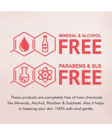 NutriGlow NATURAL'S English Rose Shower Gel With Mulberry Extract For Long Lasting Freshness Gentle Cleansing Deep Moisturisation No Sulphates 10.14Oz - Buy Online on GoSupps.com