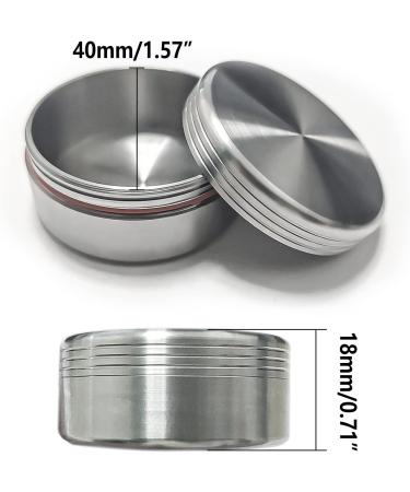 Buy Titanium Waterproof Pill Case | EDC Urgency Capsule Box | Pocket Metal Box for Camping - Silver - Buy Online on GoSupps.com