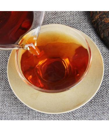 HQZM Yunnan Tribute Cake Puer Ripe U 357g Menghai Ripened Fragrance Puerh Black Tea Puer Tea - Buy Online on GoSupps.com