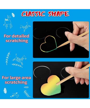 150 PCS Wooden Stylus for Scratch Art - Heavy Duty Wood Stylus Tools - Buy Online on GoSupps.com