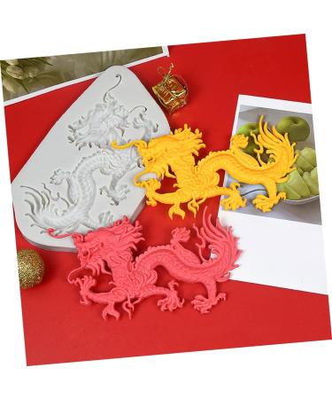 NUOBESTY Mold Chocolates DIY Chocolate Baking Tool Party Chocolate Dragon Shape Silicone Fondant Making Chocolate Mould Baking Supplies DIY Baking Mould Silica Gel Making Tools Flexible - Buy Online on GoSupps.com
