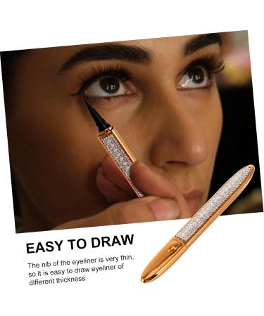 Didiseaon 2pcs Self Adhesive Mascara Makeup Liquid Eyeliner Eyelash Tool Arab Rope Paste Drill Plastic Make up - Buy Online on GoSupps.com