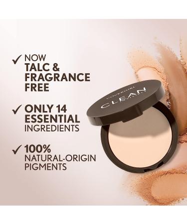 Covergirl Clean Invisible Pressed Powder - Lightweight, Breathable Vegan Formula (Golden Caramel 180, 0.38oz) - Buy Online on GoSupps.com