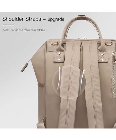 HaloVa Diaper Bag Backpack with Wet Cloth, Tissues, Bottle Pockets & Stroller Straps - Brown - Buy Online on GoSupps.com