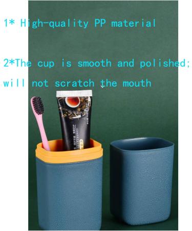Vsmano 2-Pack Travel Toothbrush Case - Portable 2-in-1 Holder for Toothbrush and Toothpaste - Ideal for Travel, Business, Camping - Pink and Ivory White - Buy Online on GoSupps.com