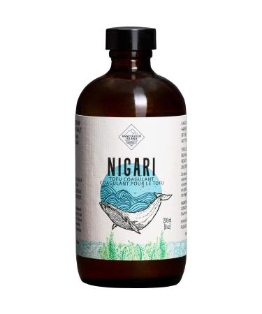 Nigari - 8oz of Liquid Nigari Tofu Coagulant - All Natural - Made in Canada - Magnesium Chloride Brine/Bittern for Making Better Tasting and Healthier Tofu