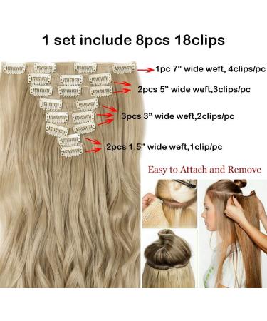 8pcs Dark Purple 26 Inch Clip in Hair Extensions - Silky Straight Full Head Synthetic Hair Pieces - Buy Online on GoSupps.com