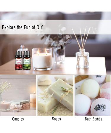 PHATOIL 10x10ML Fruity Essential Oils Set with Nice Box Premium Quality Scented Oil Fragrance Oil for Diffuser DIY Soap Candle Making - Buy Online on GoSupps.com