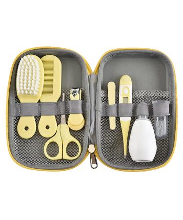 RoseFlower Baby Healthcare and Grooming Kit 8 in 1 Baby Item Newborn Essentials Nursery Care Set Include Finger Toothbrush Nail Trimmer Ear Cleaner - Baby Product for Infant Toddlers Boys Girls Kids #3 - Buy Online on GoSupps.com