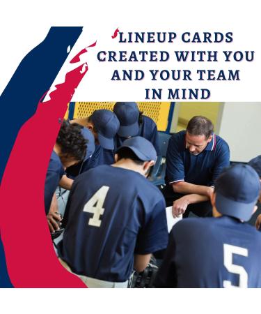 Covey Large Format Baseball Softball Lineup Cards - Pack of 50 | Essential Coaching Equipment for Coaches and Umpires - 8.5 x 5.5 Inch Sheets - Buy Online on GoSupps.com