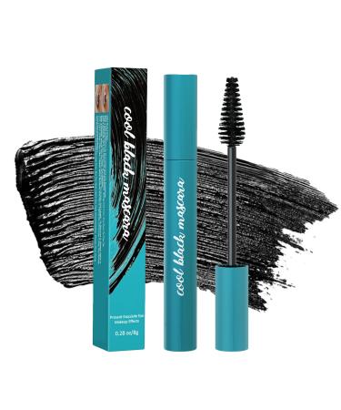 Mascara, Volumizing and Lengthening Mascara, Lash Extension Mascara, Natural and False Lash Look in One, Long Lasting for Definition, Suitable for Sensitive Eyes (Black)
