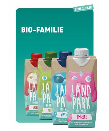 Landpark Organic Family Tryptmix Sugar-Free Children's Drink (12x0.5L) | Ideal for Ages 1+ - Buy Online on GoSupps.com