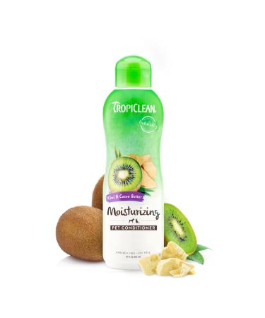 TropiClean Dog Conditioner - Moisturizing Dog Conditioner for Allergies and Itching - Derived from Natural Ingredients - Used by Groomers - Kiwi Butter and