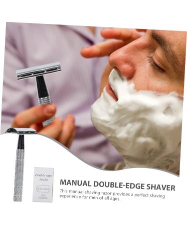 Fomiyes 1 Set Razor Hairdressing Kit | Vintage Double-Sided Men s Shaving Razor & Eyebrow Trimmer - Premium Zinc Alloy - Buy Online on GoSupps.com