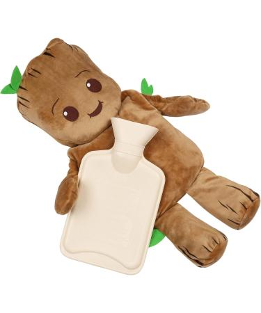 MARVEL Groot Hot Water Bottle - 1L Natural Rubber with Soft Cover | International Shipping Available - Buy Online on GoSupps.com