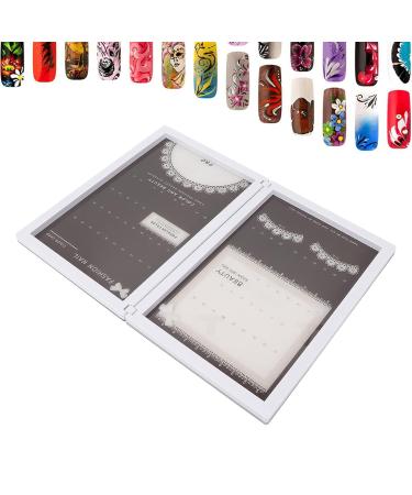 83 Nail Display Book - Waterproof Nail Art Presentation Box with Magnetic Closure | Empty Nail Color Table for Organized Nail Art Display - Buy Online on GoSupps.com