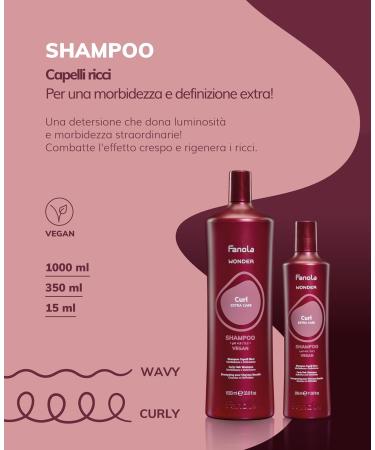 Fanola Wonder Curl Shampoo 1000ML - Buy Online on GoSupps.com