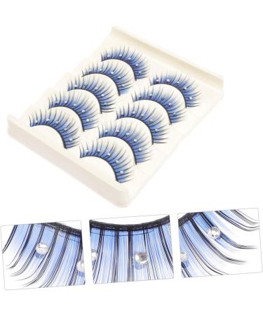 FRCOLOR Diamond Lashes 10 Pairs Lashes Natural False Reusable Soft Light Fake Lash Artificial Fiber Eyelash Diamond False Eyelashes - Buy Online on GoSupps.com