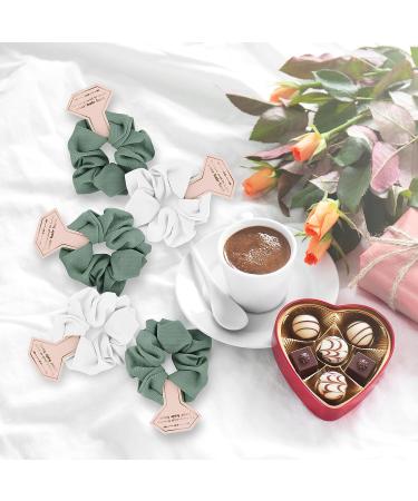 Loanzeg Twill Bridesmaid Scrunchies Set of 12 - Bachelorette Hair Ties for Wedding Party Favors & Gifts - Blue - Buy Online on GoSupps.com