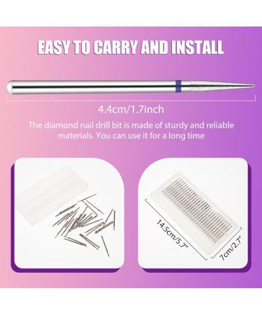 Cobee 30 Pcs Tungsten Carbide Nail Drill Bits Set - Professional Electric Nail Cutter Safety Bits for Acrylic Gel Nails - Manicure Supplies Tool - Buy Online on GoSupps.com
