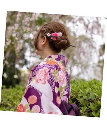 minkissy Womens Hair Clips Wooden Hairpin Head Pieces for Woman Japanese Hair Pin Geisha Hair Chopsticks Hair Clips Stick for Buns Chopsticks for Hair Vintage Hair Stick Hair Fork Glass - Buy Online on GoSupps.com