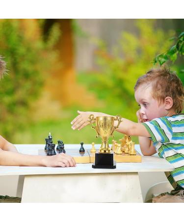 Gold Plastic Soccer Trophy Cup for Kids - Ideal for Sports Tournaments, Parties, and Awards - Buy Online on GoSupps.com