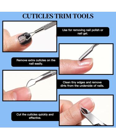 Fandamei Gel Nail Files & Nail Care Set - 100/180 Grit Buffers Tongs & Shaver for Manicure & Pedicure - Z-Blue | Premium International Shipping - Buy Online on GoSupps.com