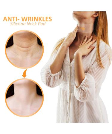 Silicone Neck Wrinkle Pads with Strap - Pack of 3 | Reusable Anti-Aging Masks for Neck Lines Treatment - Buy Online on GoSupps.com