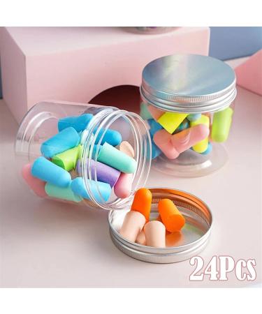 Ear Plugs 24 Pieces/box Sponge Sleep Travel Noise Reduction Earbuds Anti Noise Sleep Ear Protectors Loop Earplugs Canada(Mixed color) - Buy Online on GoSupps.com