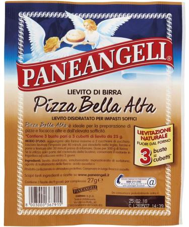 6x Paneangeli Pizza Natural Yeast Thick Pizza Base Mix 27g (3x9g) - Buy Online on GoSupps.com