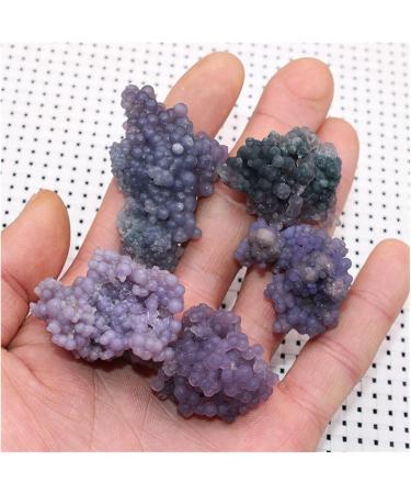 50g Natural Grape Agate Rough Ore Specimen Crystals Stones Crystals Quartz Gemstone Collectables Home Decoration Ornaments ERTEYIN - Buy Online on GoSupps.com