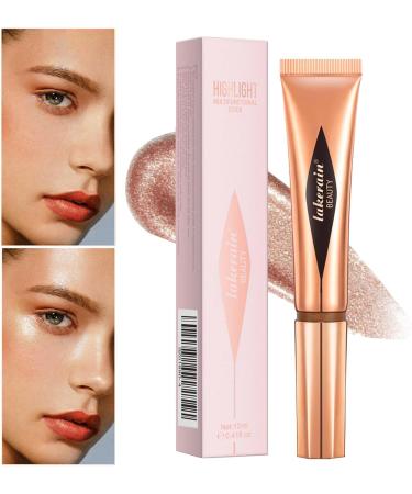 Contouring Stick | Multifunctional Bronzer - 12ml Makeup Stick Plaster Design Highlight Bronzer Shaping Trimming Stick with Air Cushion Applicator Sritob High Gloss Liquid 04# - Buy Online on GoSupps.com