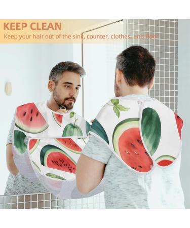 Summer Watermelon Beard Bib Apron - Best Beard Hair Catcher for Men | Perfect Gifts for Dad & Husband - Father's Day Anniversary Christmas - Buy Online on GoSupps.com
