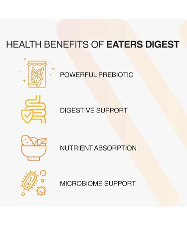 Vatellia Life New from Eaters Digest | Prebiotic | Probiotic | Digestive Support | Gut Soothing | Healthy Gut Lining | Max Nutrient Absorption | 120 Capsules (60-Day Supply) - Buy Online on GoSupps.com