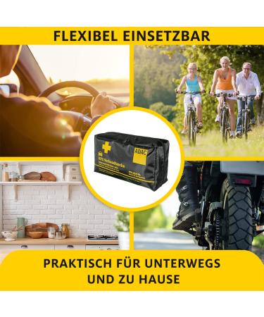 OKCARS 2023 Auto First Aid Set - STVO Compliant Vehicle Bandage Kit DIN 13164 - Compact Car Safety Essentials for Europe - Buy Online on GoSupps.com
