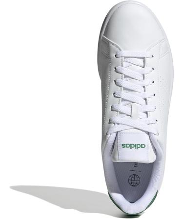 Buy adidas Men's Advantage Tennis Shoes - 43 1/3 EU - Ftwr White & Green | International Shipping Available - Buy Online on GoSupps.com