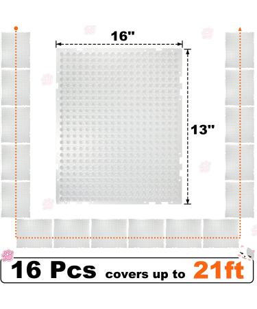 16 Pack Cat Repellent Spiked Mats - Deterrent Training Pet Mat for Cats & Dogs - Indoor Outdoor Supplies - 18.3 Sq Ft - Buy Online on GoSupps.com