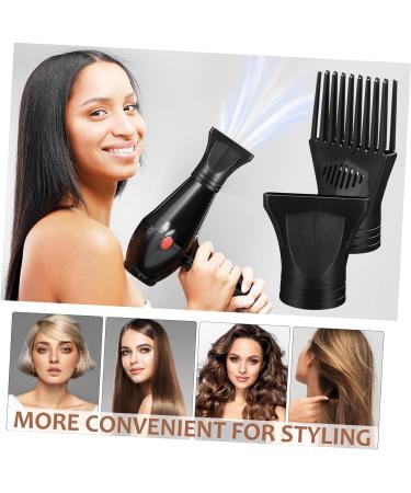 FOMIYES 2 Pcs Hair Dryer Nozzle Dryer Pick Attachment Diffuser Nozzle for Hair Dryer Accessories Plastic - Buy Online on GoSupps.com