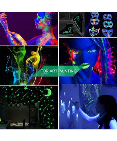 Fluorescent Powder 3 Colors Fluorescent Powder Luminous Powder Paint DIY Pigment Nail Coating Noctilucent Powder (Yellowish Green) - Buy Online on GoSupps.com