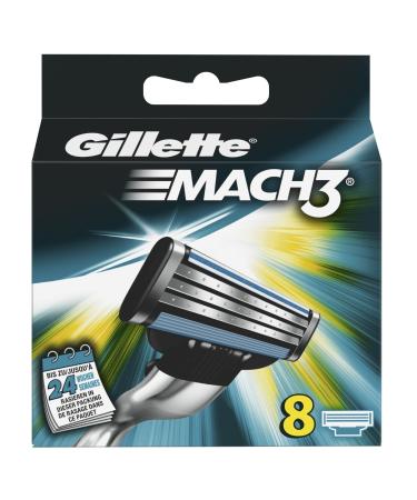 Discontinued model Gillette Mach3 razor blades 8 pieces 8 pieces (1 pack)