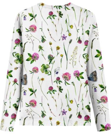 Odjoy Women's Long-Sleeved Christmas Shirt | Casual Blouse & Print Tunics Sweatshirt - Perfect Holiday Look! - Buy Online on GoSupps.com
