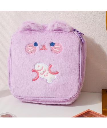 EXCEART Sanitary Napkin Storage Bag - Period Bag for Women and Teens - Violet - Buy Online on GoSupps.com