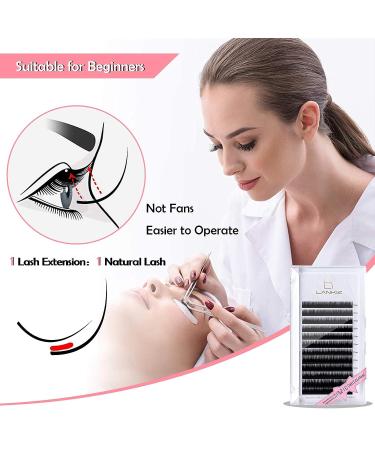 LANKIZ Individual Eyelash Extensions 15-20mm Classic 0.2mm DD Curl | Volume Lash Extensions - Buy Online on GoSupps.com
