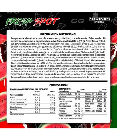  Z ZDRINKS ENERGY Z Drinks - Sugar Free Powdered Energy Drink - 40 Services Watermelon Flavour Low Calorie (16 Lime) with Vitamins and Minerals - Buy Online on GoSupps.com