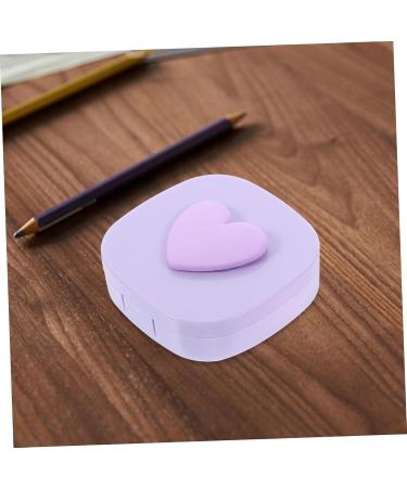 Healeved Contact Lens Container Travel Case | Durable Lens Storage Box for Outdoor Use | 7.00x6.80x2.50cm - Buy Online on GoSupps.com