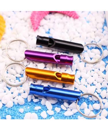 14-Piece Aluminum Alloy Sport Whistle Set | Emergency Whistles with Key Rings | Ideal for Referees Hiking Camping & Climbing - 7 Colors - Buy Online on GoSupps.com