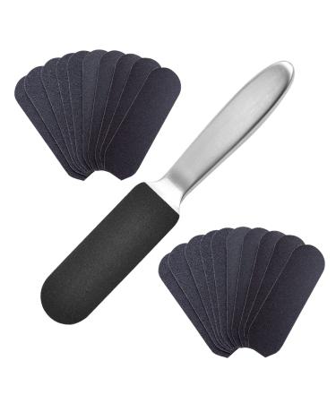 Wenxiaw footfish for hardened or dry skin-no steel corneal remover double-sided and 22 replacement grinding paper nail files rough and fine corneal horn skin remover for hand and foot - Buy Online on GoSupps.com