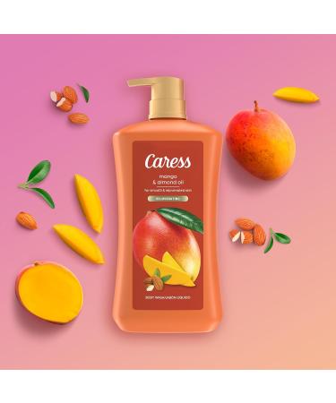 Caress Body Wash Mango & Almond Oil 2-Pack Moisturizing Body Wash for Smooth & Rejuvenated Skin Body Soap Liquid 30 Fl Oz Ea - Buy Online on GoSupps.com